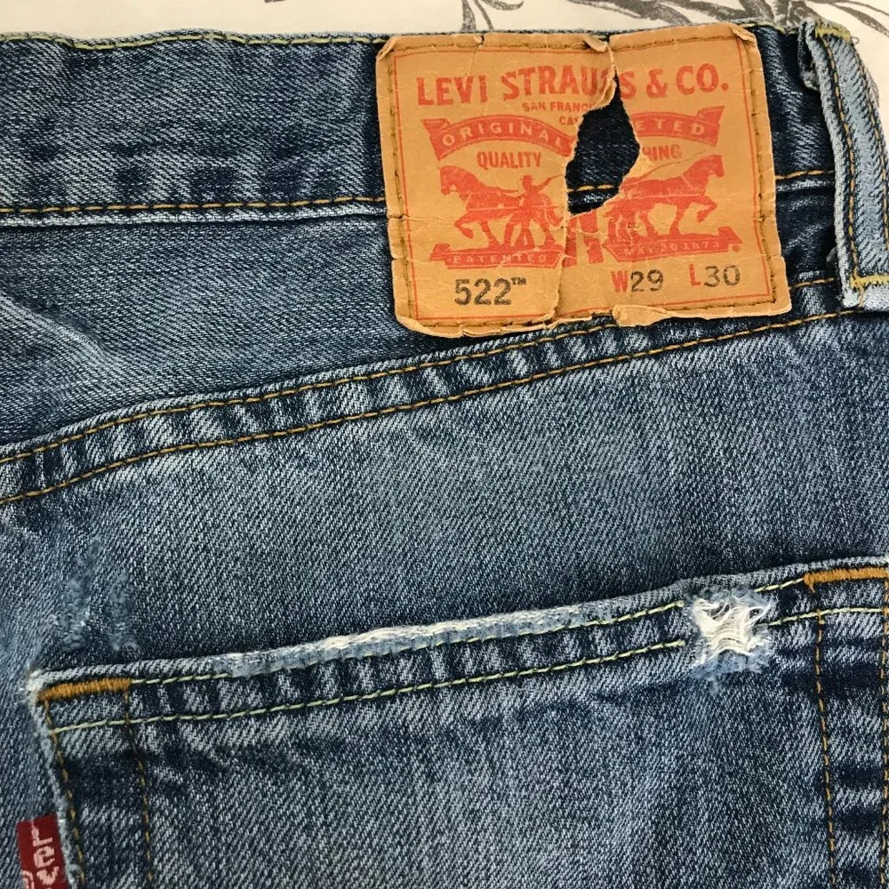 Levi's 522 Jeans | Denim | Size 29 x 30